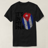 Cuba shirt vrouwen Cuban Flag man in MIJN DNA Cu (Design voorkant)