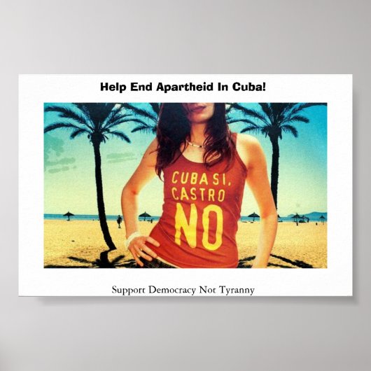 Cuba Si Castro No Poster (Voorkant)