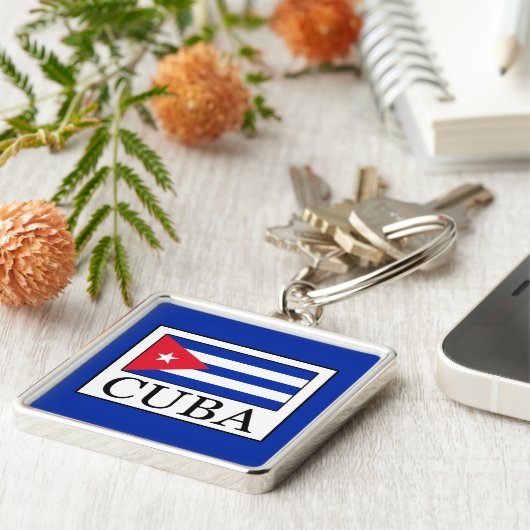 Cuba Sleutelhanger (Zijkant)
