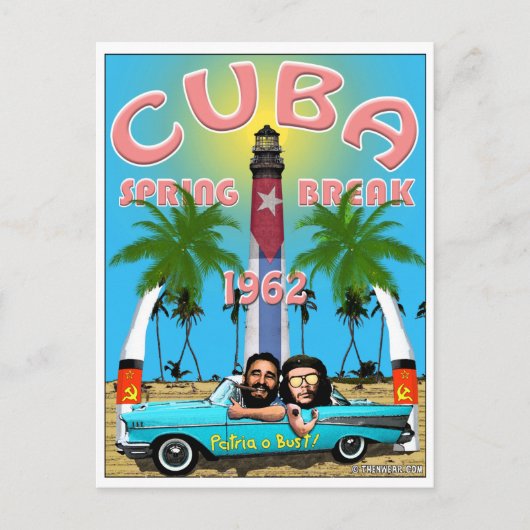 Cuba Spring Break Briefkaart 1962 (Voorkant)