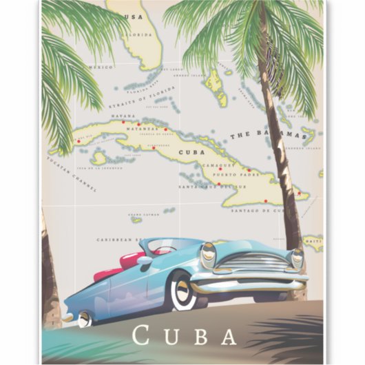 Cuba Sticker (Voorkant)
