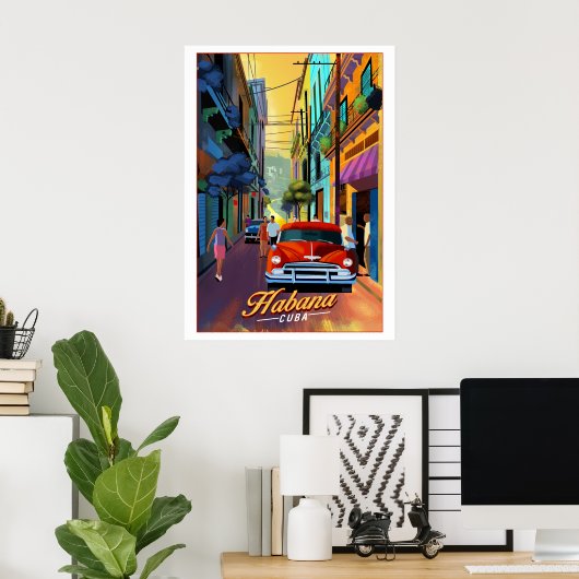 Cuba Street Poster (Thuiskantoor)