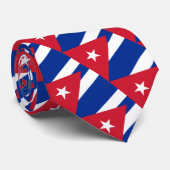 Cuba-Stropdassen, mode Cubaanse vlag, bedrijf Stropdas (Opgerold)