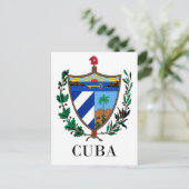 CUBA - symbool/wapen/vlag/kleuren/embleem Briefkaart (Staand voorkant)