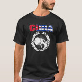 Cuba Table Tennis Cuban Ping Pong Supporter Spor T-shirt (Voorkant)