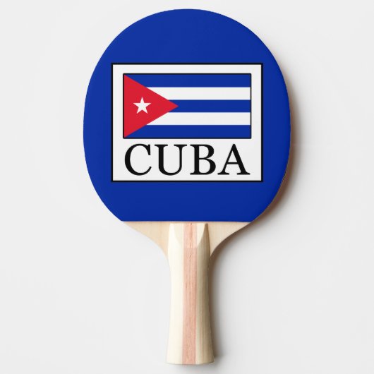 Cuba Tafeltennisbatje (Voorkant)