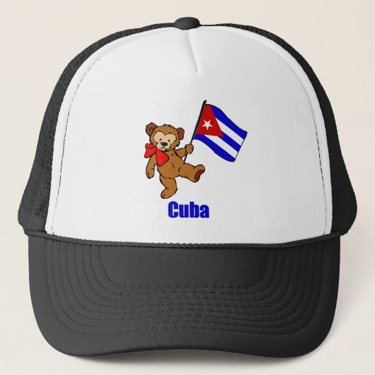 Cuba Teddy Bear Trucker Pet (Voorkant)
