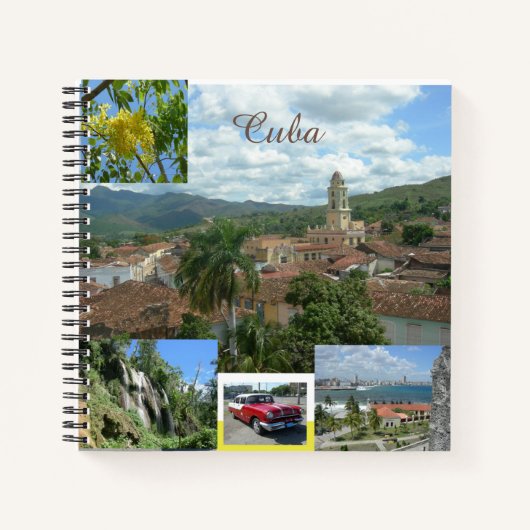 Cuba Travel Destination Notitieboek (Voorkant)