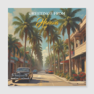 Cuba Travel - Groeten van Havana Kaart