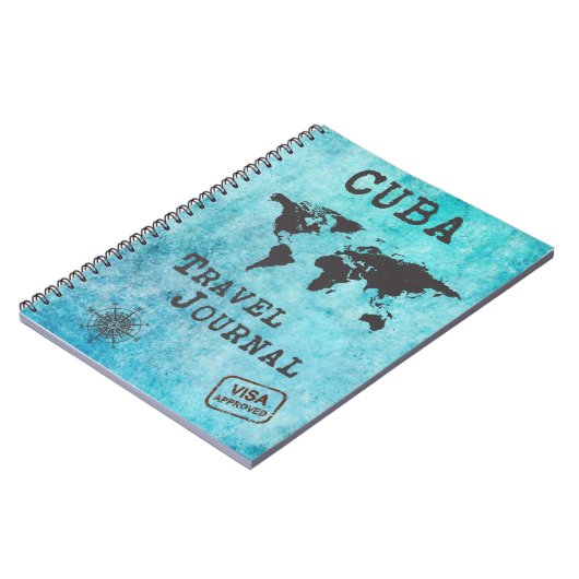 Cuba Travel Journal Vacking Planner Notitieboek (Linkerzijde)
