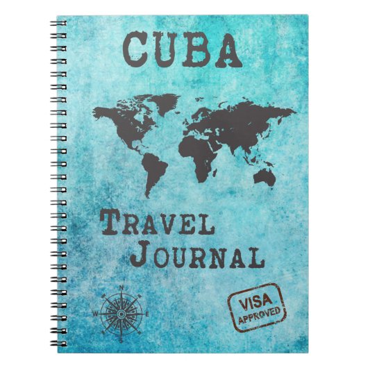 Cuba Travel Journal Vacking Planner Notitieboek (Voorkant)