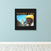 Cuba - Trinidad Cubaanse sigaar kunst Canvas Afdruk (Insitu (Houten vloer))