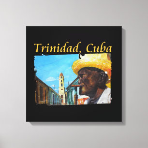 Cuba - Trinidad Cubaanse sigaar kunst Canvas Afdruk