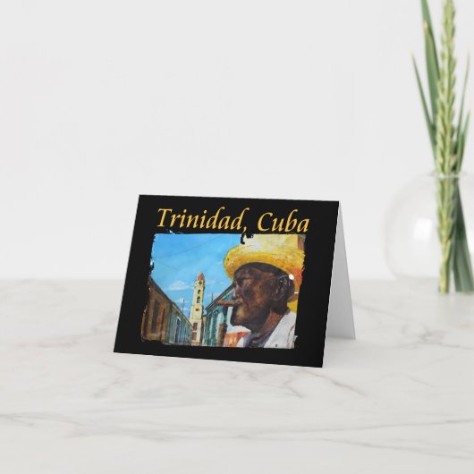 Cuba - Trinidad Cubaanse sigaar kunst Kaart (Voorkant)