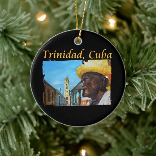 Cuba - Trinidad Cubaanse sigaar kunst Keramisch Ornament (Boom)