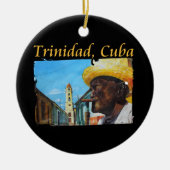 Cuba - Trinidad Cubaanse sigaar kunst Keramisch Ornament (Voorkant)