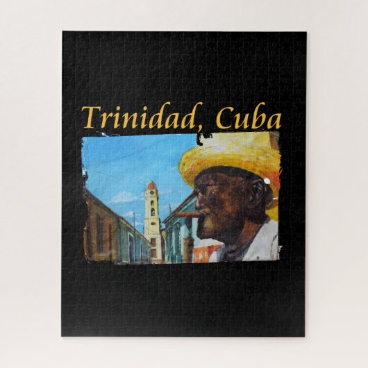 Cuba - Trinidad Cubaanse sigaar kunst Legpuzzel (Verticaal)