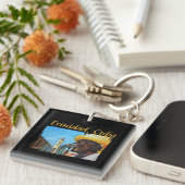 Cuba - Trinidad Cubaanse sigaar kunst Sleutelhanger (Voorkant Rechts)