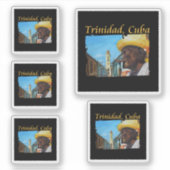 Cuba - Trinidad Cubaanse sigaar kunst Sticker (Voorkant)