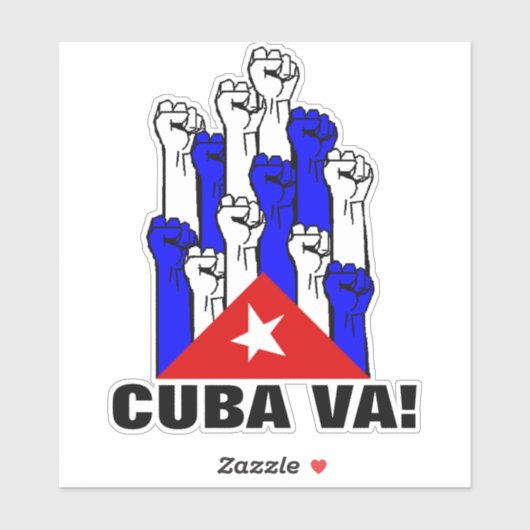 CUBA VA! STICKER (Vel)