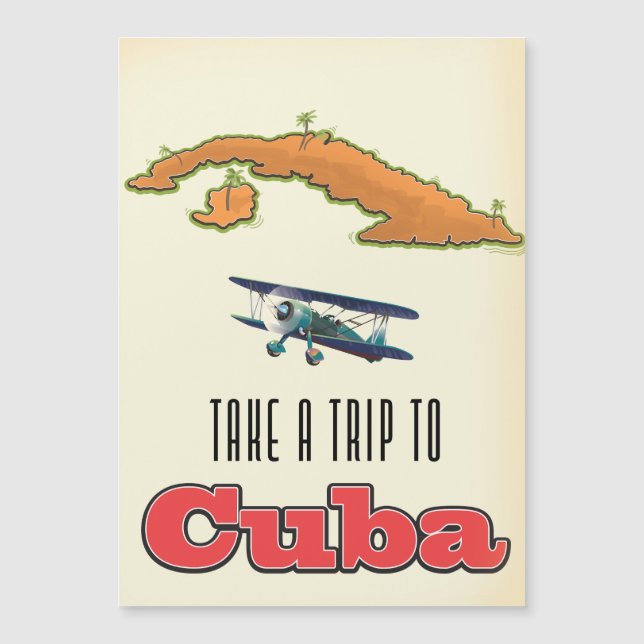 Cuba vakantieposter (Voorkant)