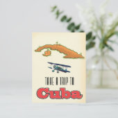 Cuba vakantieposter aankondigingskaart (Staand voorkant)