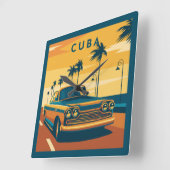 Cuba Vierkante Klok (Hoek)