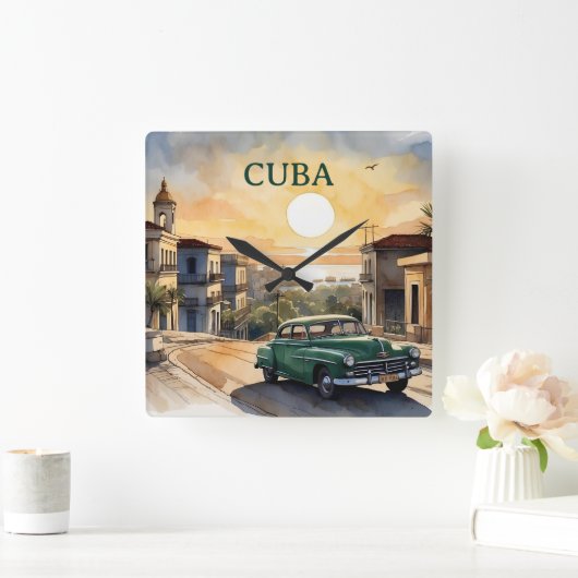 Cuba Vierkante Klok (Huis)