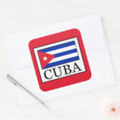 Cuba Vierkante Sticker (Envelop)