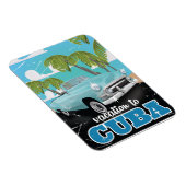 Cuba vintage auto reisposter magneet (Rechterzijde)