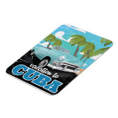Cuba vintage auto reisposter magneet (Linkerzijde)