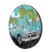 Cuba vintage automobiel dartbord (Voorkant Rechts)
