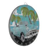 Cuba vintage automobiel dartbord (Voorkant Links)