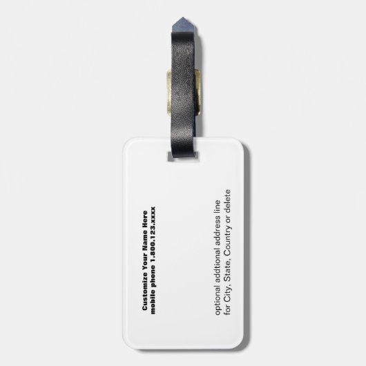 Cuba Vintage Car Maroon Bagagelabel (Achterkant verticaal)