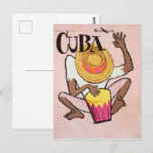 Cuba, vintage reis briefkaart (Voorkant / Achterkant)