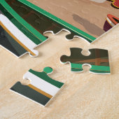 Cuba Vintage Reisposter Legpuzzel (Zijkant)