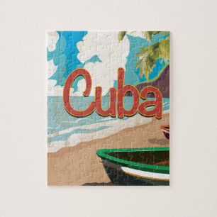 Cuba Vintage Reisposter Legpuzzel