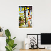 Cuba Vintage Travel Poster (Thuiskantoor)