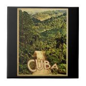 Cuba Vintage Travel Tegeltje (Voorkant)