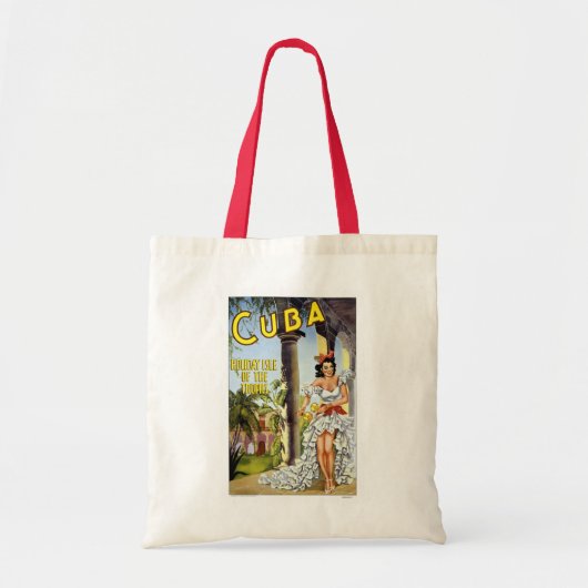 Cuba Vintage Travel Tote Bag (Voorkant)