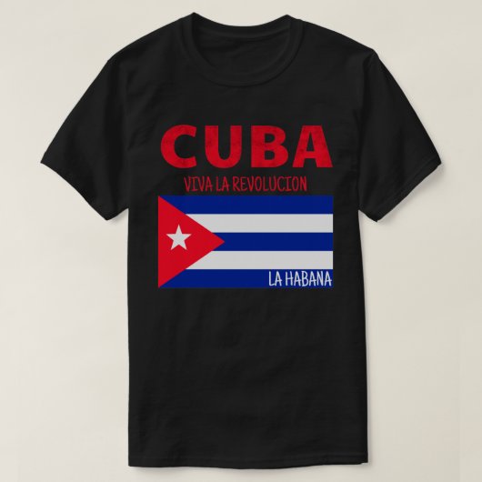 Cuba Viva La Revolucion T-shirt (Design voorkant)