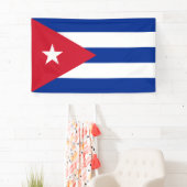 Cuba vlag Banner (Insitu)
