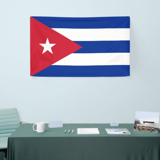 Cuba vlag Banner (Beurs)