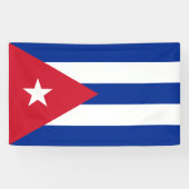 Cuba vlag Banner (Horizontaal)