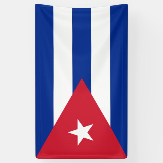 Cuba vlag Banner (Verticaal)