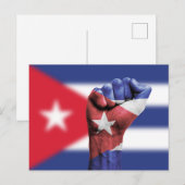 Cuba-vlag Briefkaart (Voorkant / Achterkant)