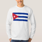 Cuba-vlag CU T-shirt (Voorkant)