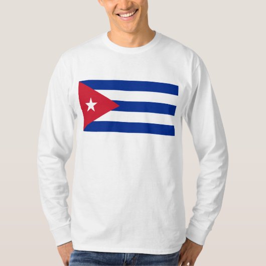 Cuba-vlag CU T-shirt (Voorkant)