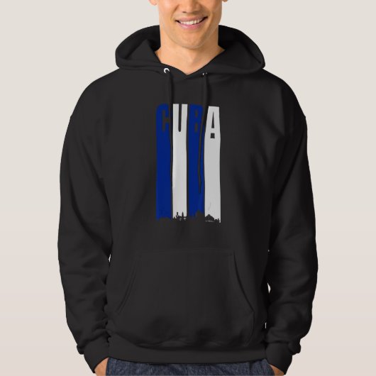 Cuba vlag Cubaanse vlag Pride Hoodie (Voorkant)