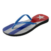 Cuba Vlag Cuban Souvenir Teenslippers (Schuin)